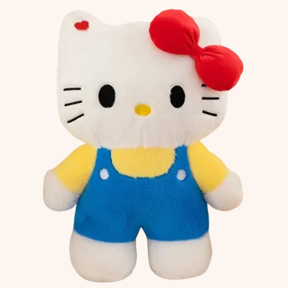 Peluche Hello Kitty XXL ultra douce et moelleuse pour chambre d’enfant - Doudoria