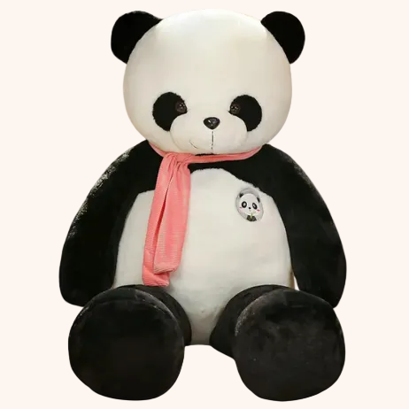 Peluche Panda XXL ultra douce et câline pour chambre d’enfant - Doudoria