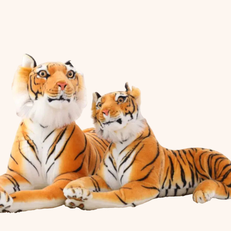 Peluche Tigre douce et réaliste pour chambre d’enfant - Doudoria