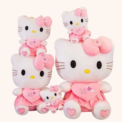 Peluche Hello Kitty douce et colorée pour enfants - Doudoria