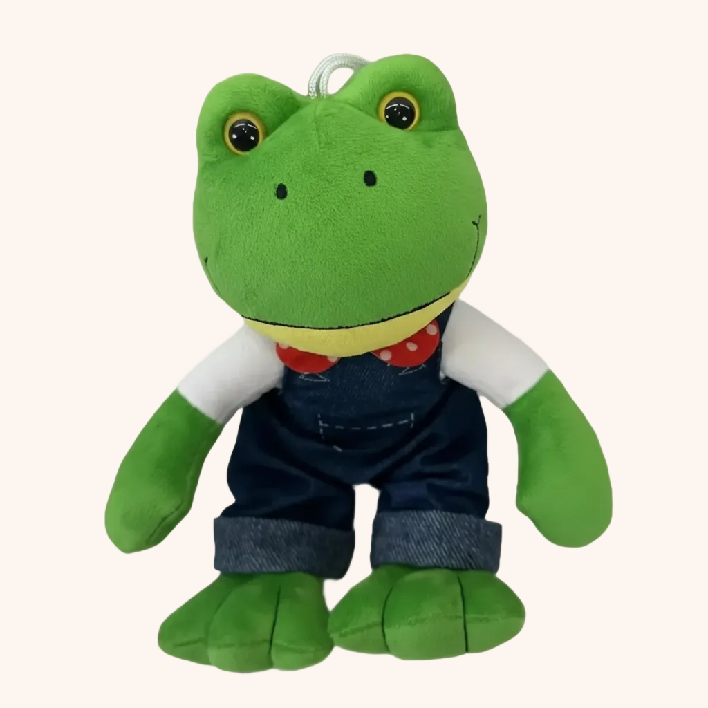 Peluche grenouille douce et câline pour enfants - Doudoria