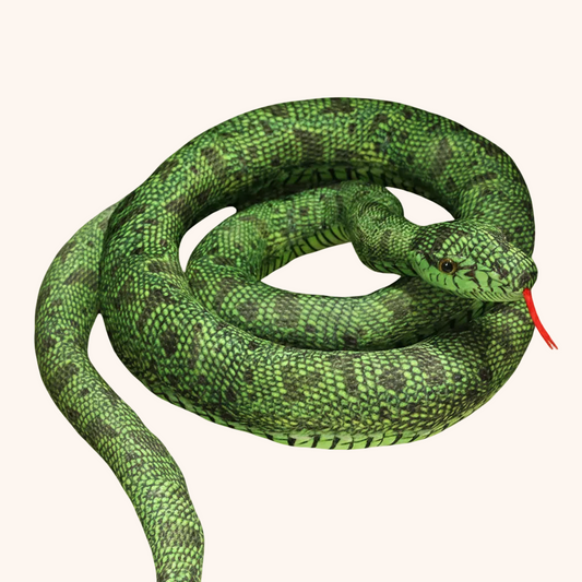 Peluche Serpent XXL douce et réaliste pour enfants - Doudoria